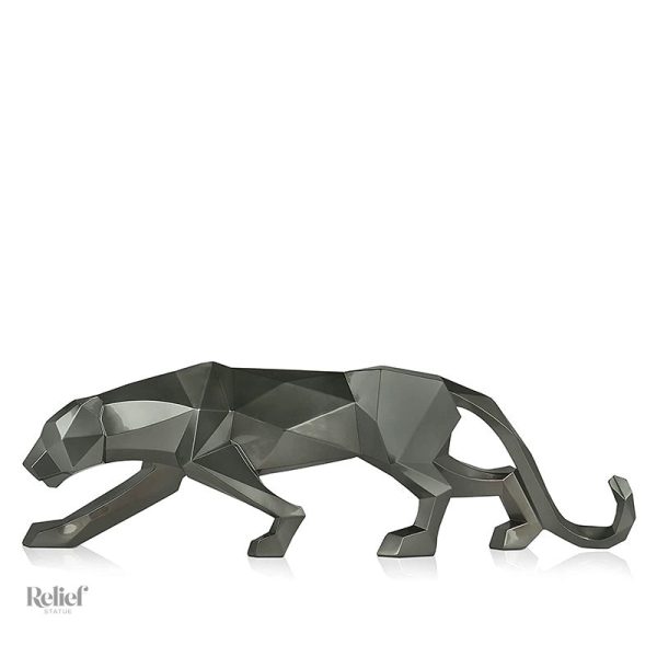 Art origami : panthère en décoration intérieure