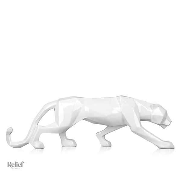 Panthère en origami, sculpture originale