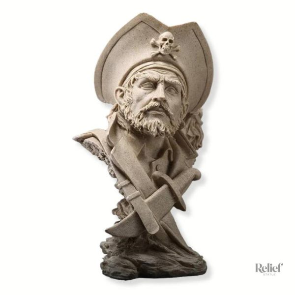 statue-pirate-1 Statue décorative de pirate en résine, style classique