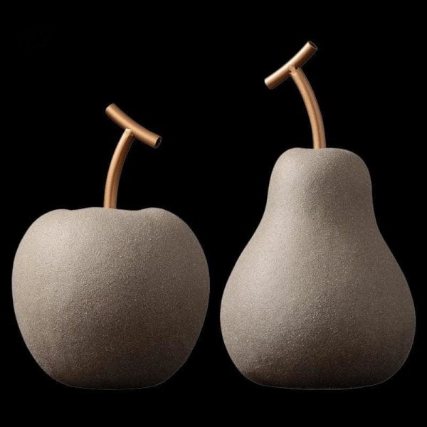 Statue contemporaine pomme design pour décoration intérieure