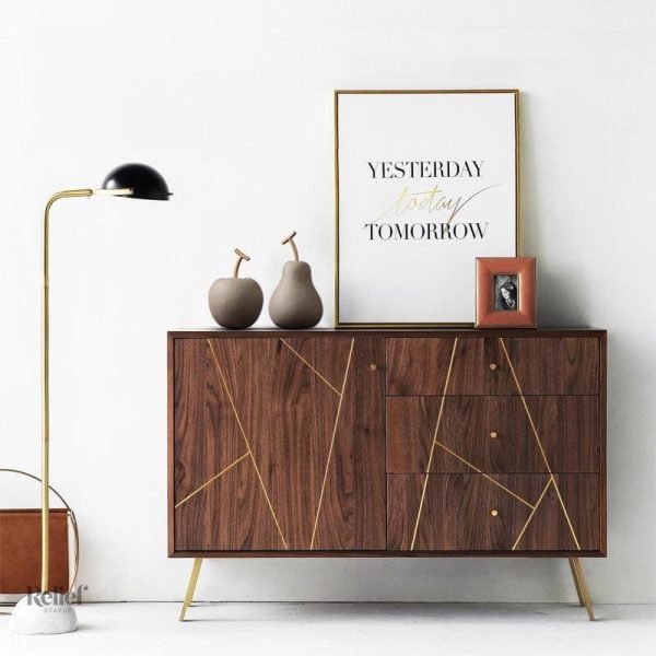 Sculpture design pomme et poire, art moderne minimaliste