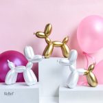 Statue Puppy Balloon en forme de chiot coloré