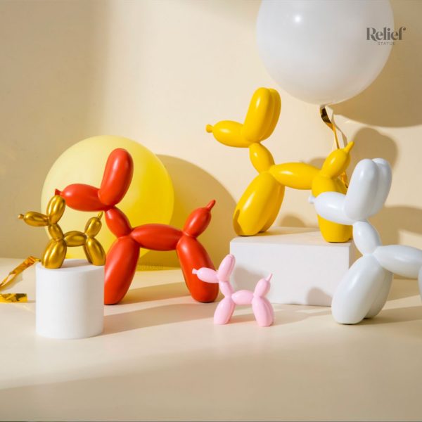 Chiot en ballon décoratif pour la maison