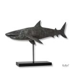 Statue de requin décorative en résine pour animaux
