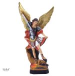 Statue Saint Michel ange 21 cm en résine décorative