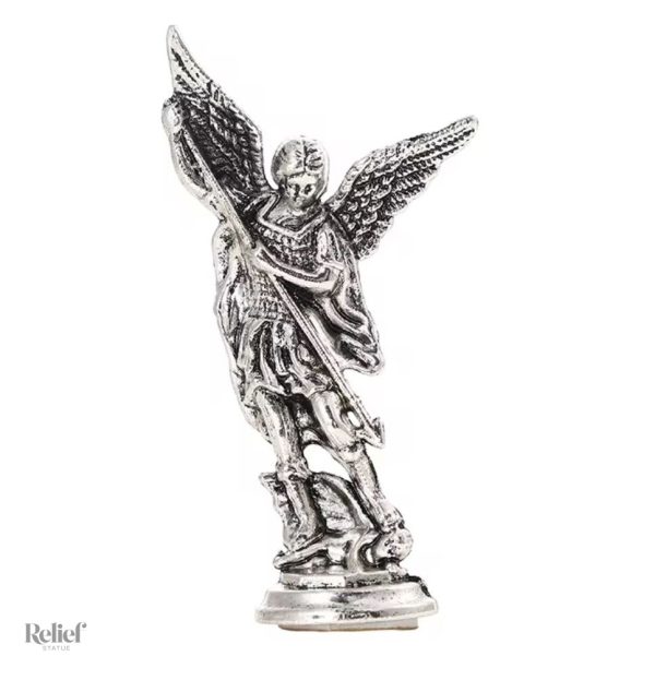statue-saint-michel-en-zinc-8-cm-1 Statue Saint Michel en Zinc, ange de 8 cm