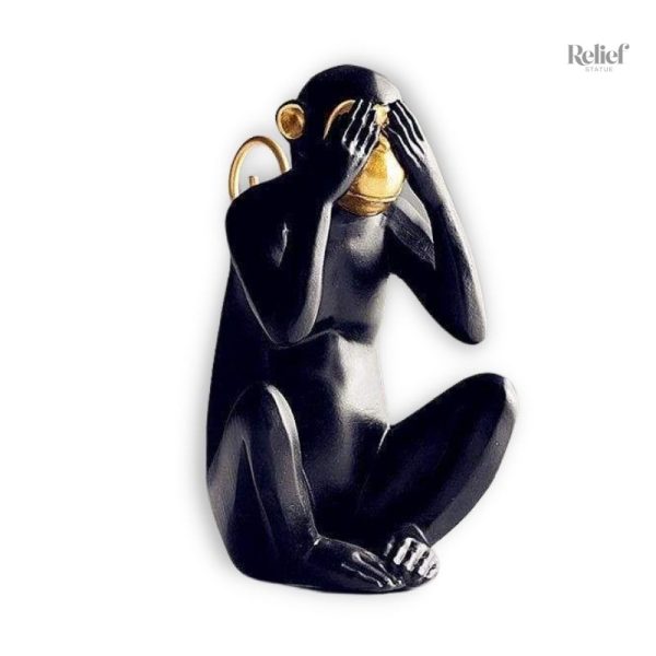 statue-singe-deco-1 Statue Gorille Singe d'Amazonie 17 cm