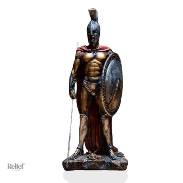 statue-spartiate-1 Statue antique Spartiate en résine, décor classique et élégant