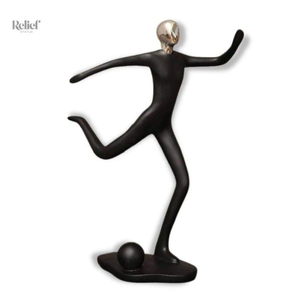 Figurine homme sportif en mouvement