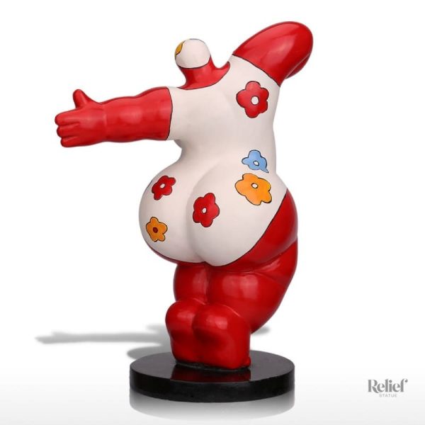 Sculpture femme ronde, 28 cm, art moderne