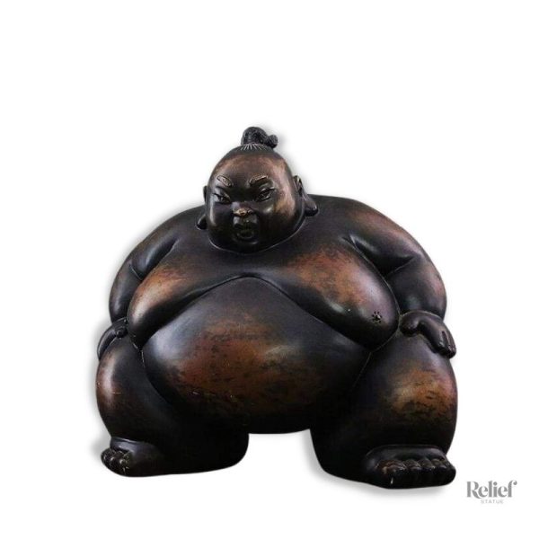 statue-sumo-1 Statue Homme Sumo Japonais en position de combat