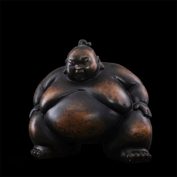 Figurine d'homme sumo, accent décoratif unique