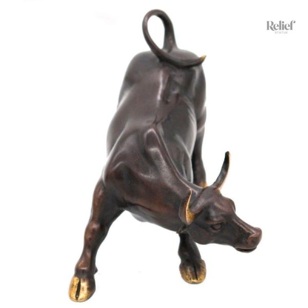 Design moderne de statue de taureau new-yorkais