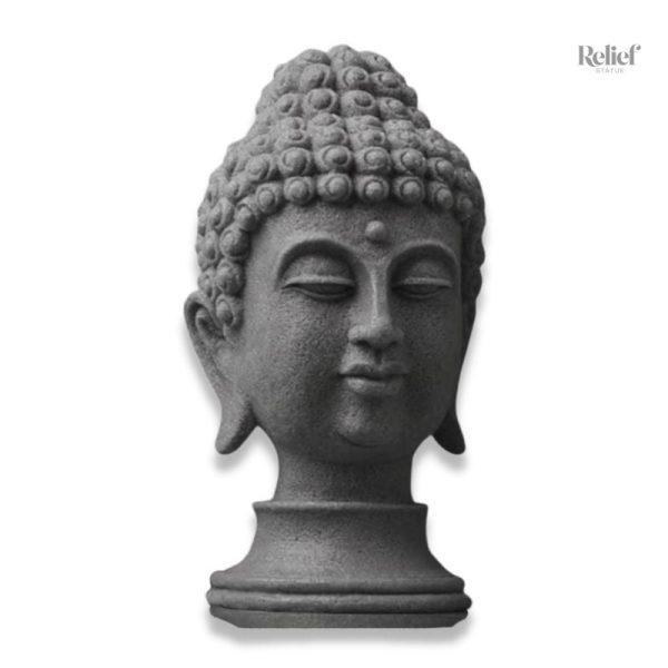Statue en pierre représentant un Bouddha moderne