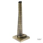 Sculpture métal représentant la tour de Shanghai, 15 cm