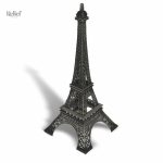 Sculpture en métal de la Tour Eiffel