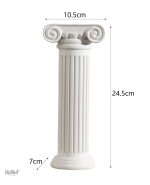 Colonne romaine en statue, 24 cm, style antique décoratif