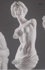 Détail de la sculpture Vénus de Milo, 40 cm, art antique