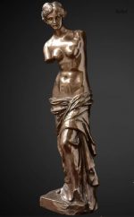 Statue Vénus de Milo effet bronze 42 cm