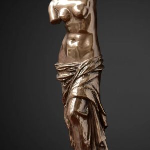 Statue Vénus de Milo effet bronze 42 cm
