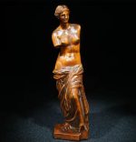 Statue Vénus de Milo en bois 20 cm, sculpture décorative