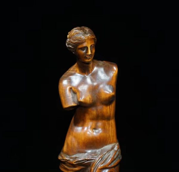 Sculpture de la Vénus de Milo, statuette en bois 20 cm