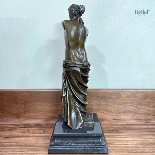 Statue en bronze, Vénus de Milo, 34 cm, œuvre d'art intemporelle