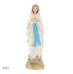Statue de la Vierge Marie 22 cm en matériau polyresine