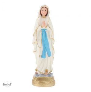Statue de la Vierge Marie 22 cm en matériau polyresine