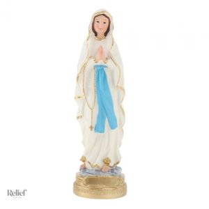 Statue de la Vierge Marie 22 cm en matériau polyresine