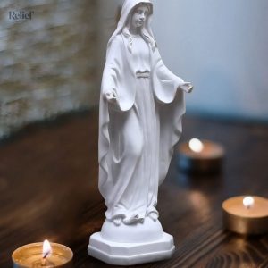 Vierge Marie statue 30 cm, symbole de foi et de dévotion