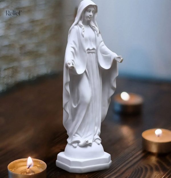 Vierge Marie statue 30 cm, symbole de foi et de dévotion