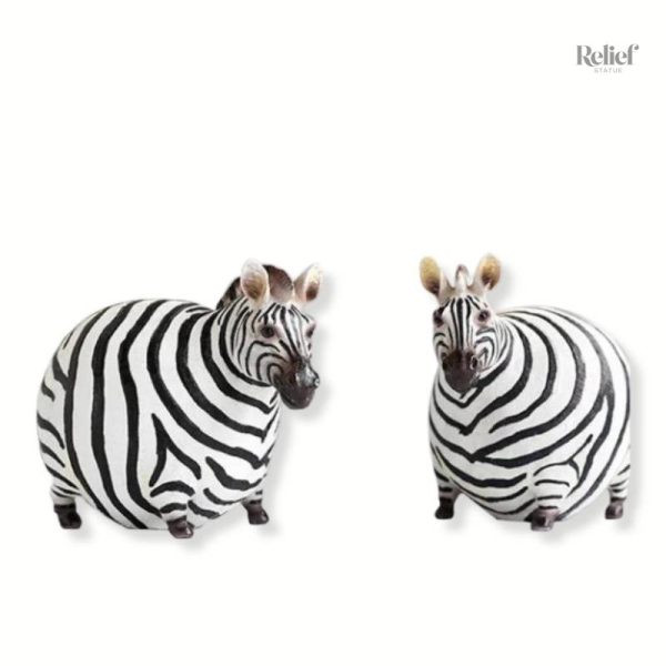 statue-zebre-1 Statue de zèbre en résine, 18 cm, décoration animale