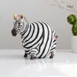 Élégante statue de zèbre, 18 cm, pièce décorative