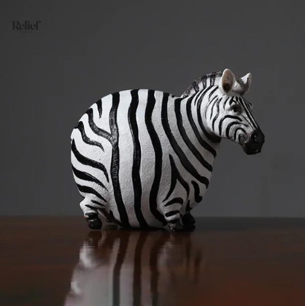 Figurine zèbre, 18 cm, pour un décor animalier unique