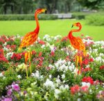 Flamant rose décoratif de 70 cm pour embellir votre jardin