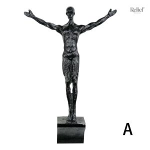 Statuette athlète escalade en position dynamique