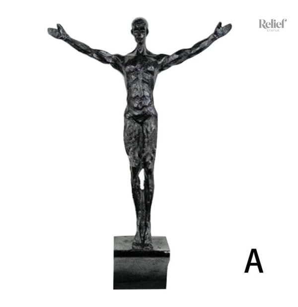 statuette-athlete-escalade-1 Statuette athlète escalade en position dynamique