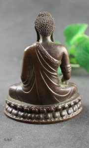 Bouddha méditation en posture assise, 10 cm