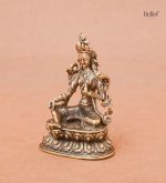 Statuette bouddhiste Tara en laiton, hauteur 5 cm
