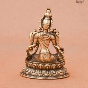 Bouddha Tara en laiton, petite figurine spirituelle