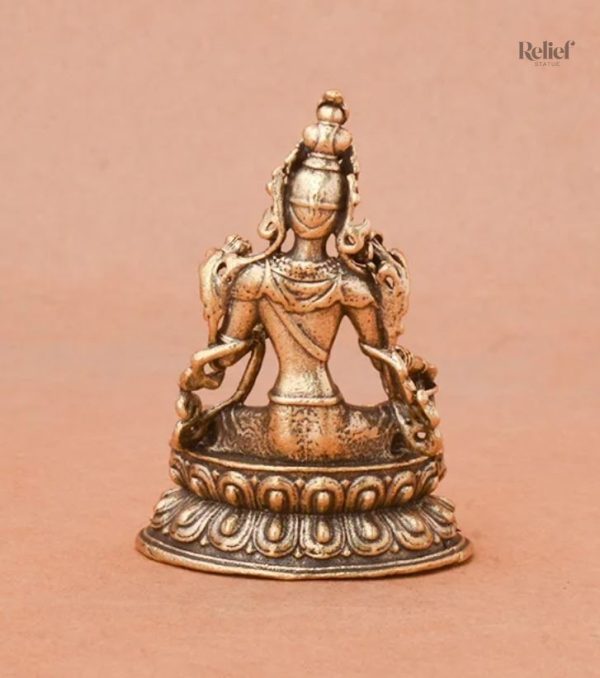 Bouddha Tara en laiton, petite figurine spirituelle