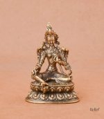 Statue bouddhiste de 5 cm, décoratif en laiton