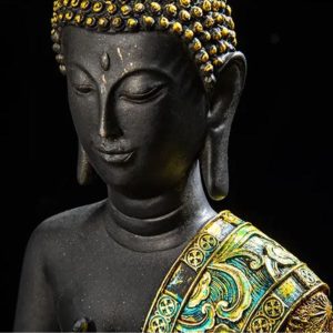 Statuette Bouddhiste en résine - 10 cm de hauteur