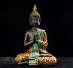Petite statue hindoue en résine, décor spirituel élégant