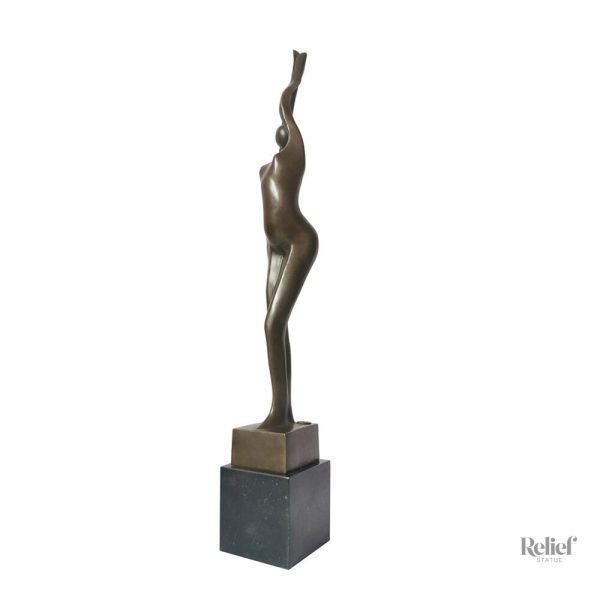 Décoration intérieure en bronze, statuette de 53 cm