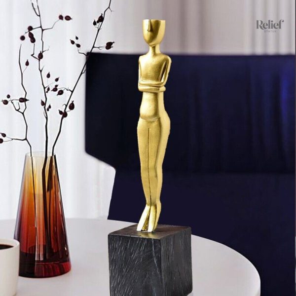 Statue contemporaine Cesar, 28 cm, design unique