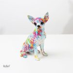 Chihuahua décoratif 25 cm pour collectionneurs