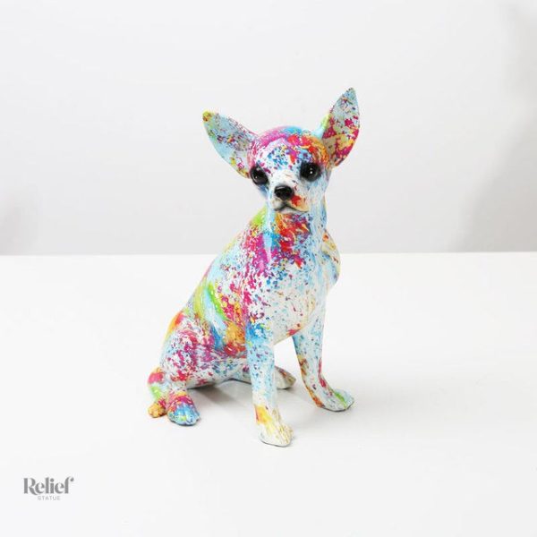 Chihuahua décoratif 25 cm pour collectionneurs