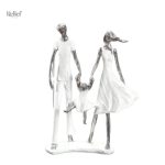 Art de la table : Statue Famille 35 cm, design moderne